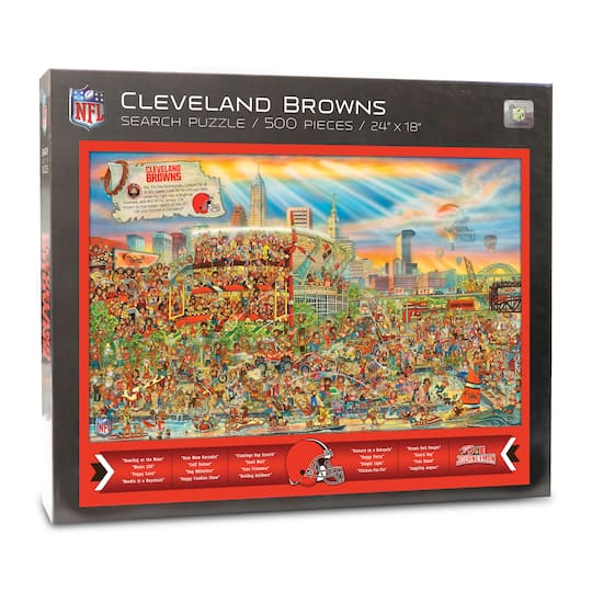 Joe Journeyman NFL 500 Piece Jigsaw Puzzle By Youthefan in Cleveland Browns | 18" x 24" | Michaels®
